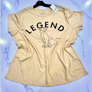 216.  NWT DISNEY LION KING TEE WARM YELLOW SIZE XXL